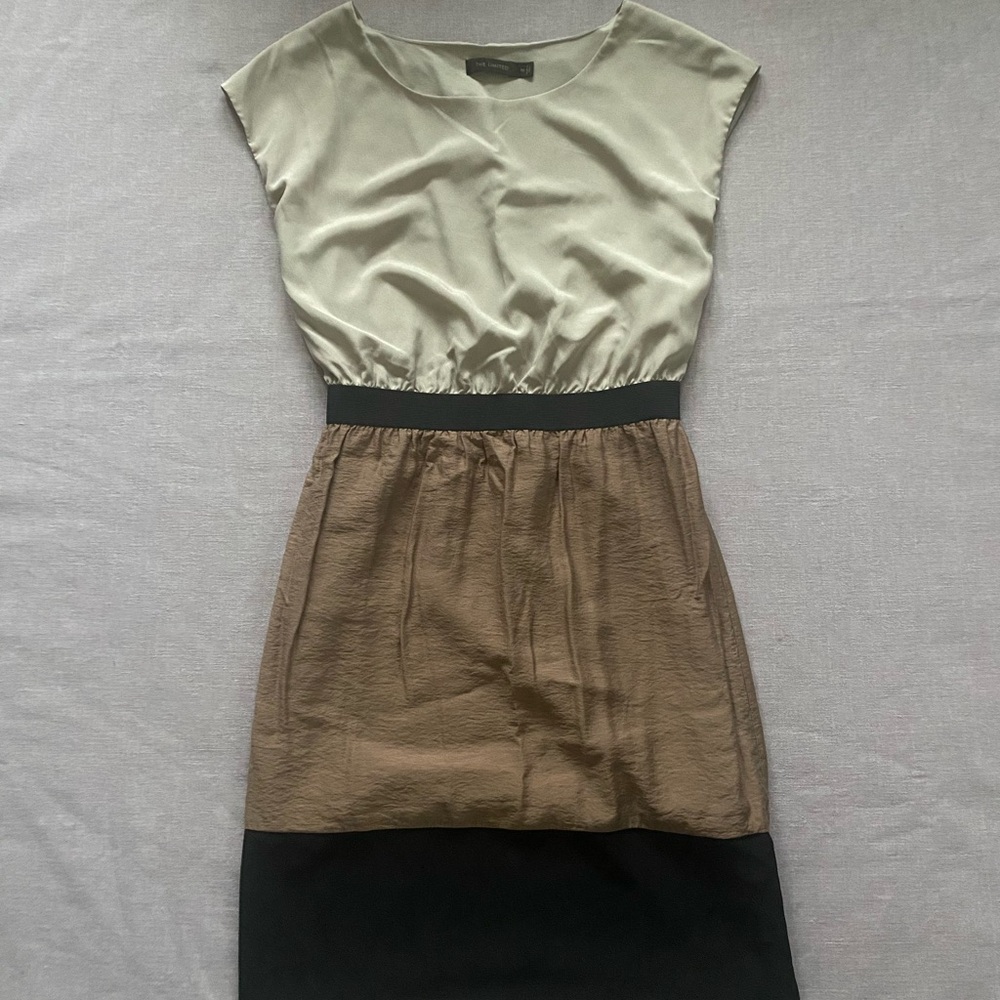 The Limited Y2K vintage tan dress.